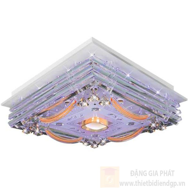 Đèn ốp trần Led vuông L600*W600, E27*13 lamp, Led color changer